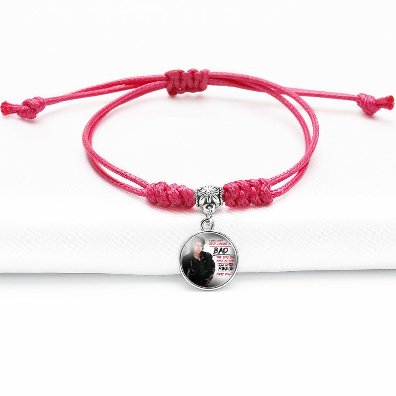 Michael Jackson Avatar Women'S Red Bracelet Personalized Fan Gift Bracelet - Image 5
